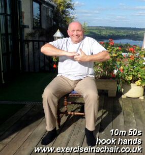 hook hands and pull apart
