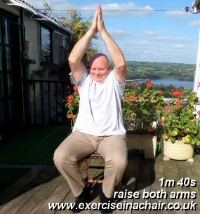 raise both arms
